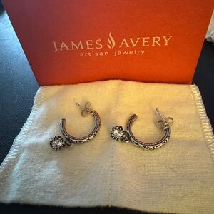 James Avery birthstone hoops